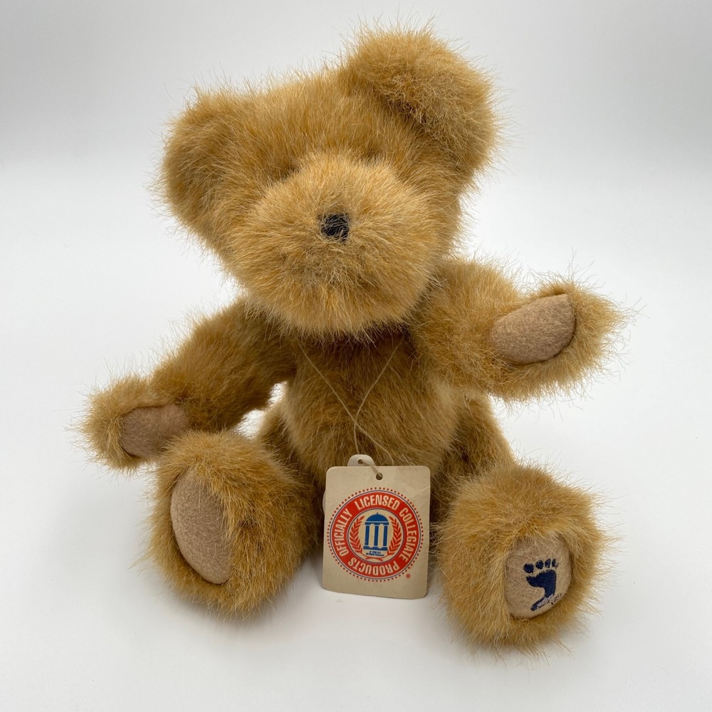 Boyds University Bears Billy UNC‎ Tarheel Bear Jointed 10" Collectible